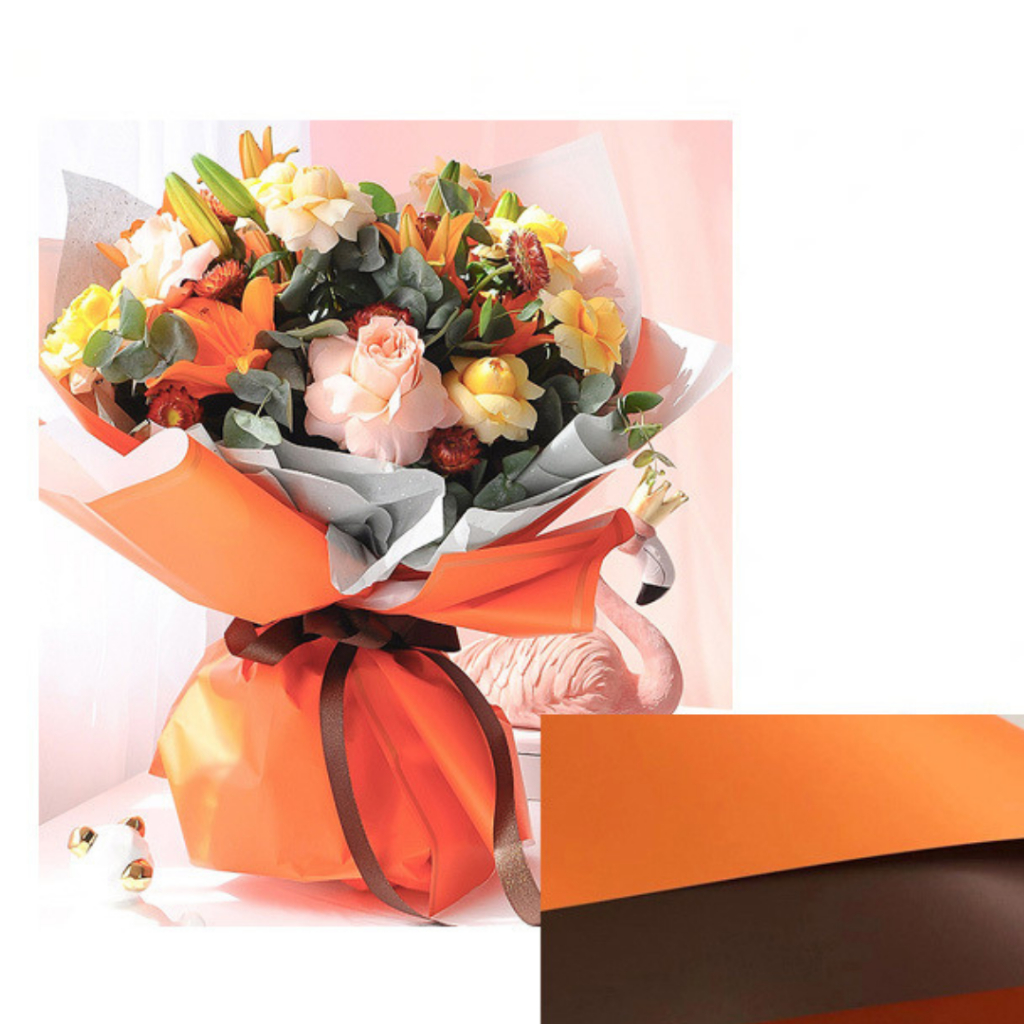 AnekaBenang - [ PACK ] Kertas Cellophane Buket Bunga [ Double Colors ] Flower Wrapping Paper Celophane