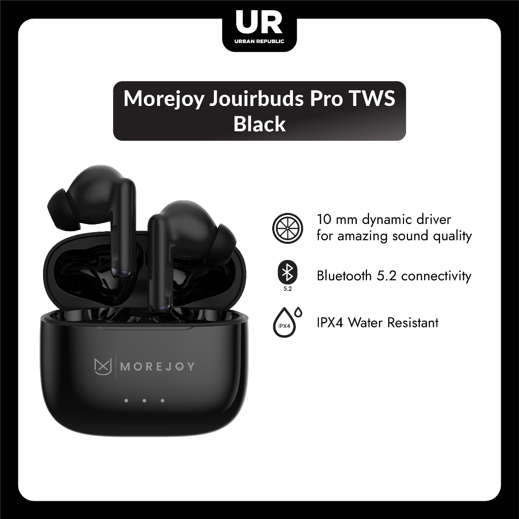 Morejoy Jouirbuds Pro TWS Black