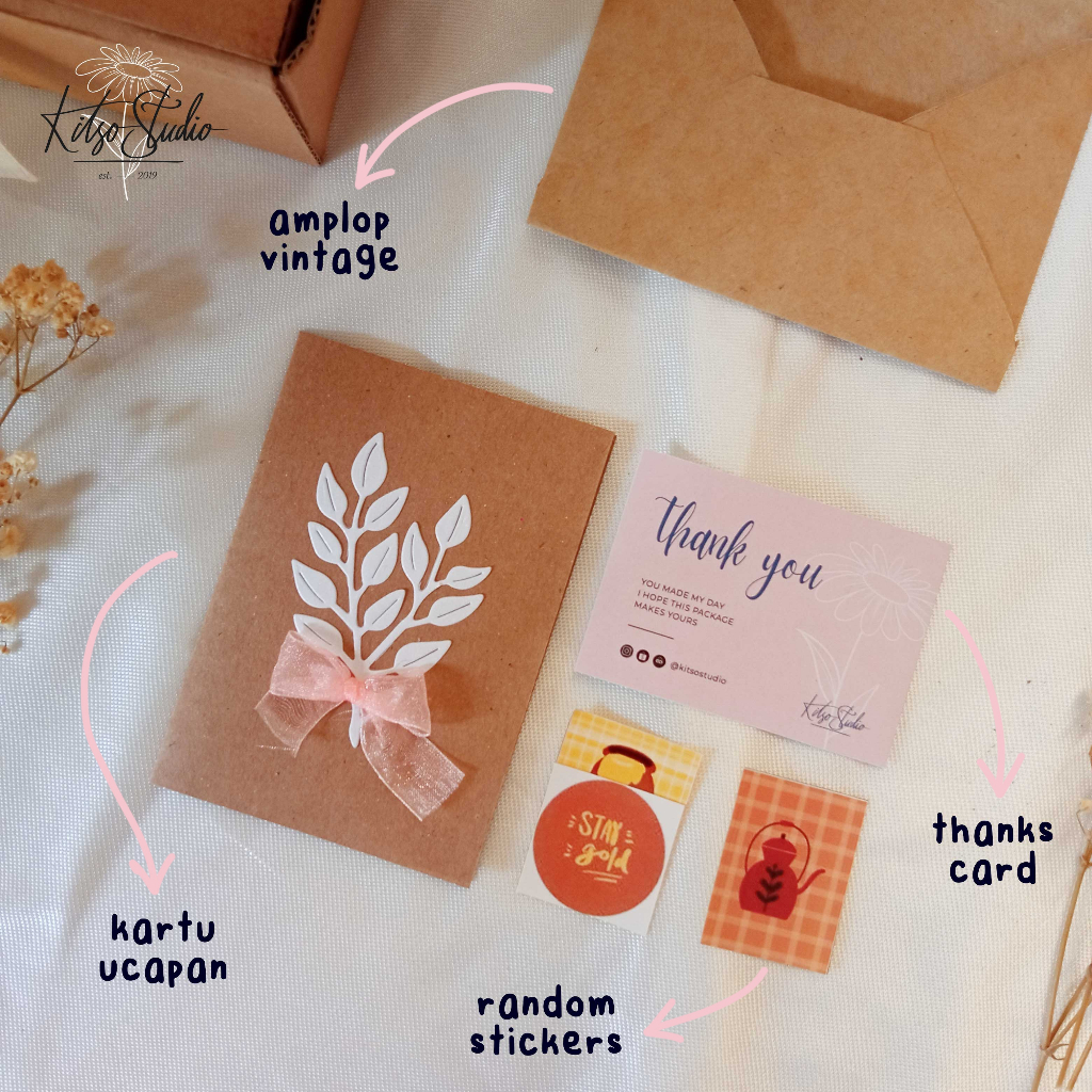 Matras_Shop [Kitso] Hampers Korean Gift Box Tote Bag Stationery Aesthetic Untuk Kado Ultah / Wisuda