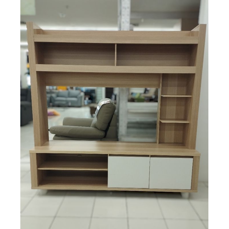 Selma Boris Set Lemari Tv - Putih Oak Furniture Informa