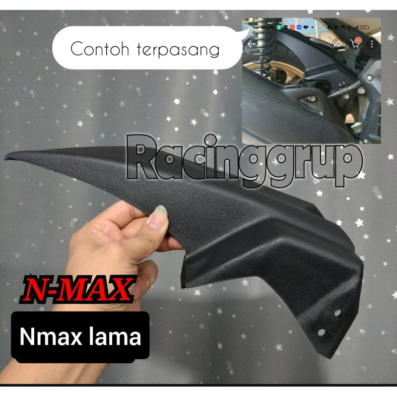 Spakbor Kolong Nmax OLD Hugger Spakbor Belakang Yamaha Nmax pnp pemasangan nmax