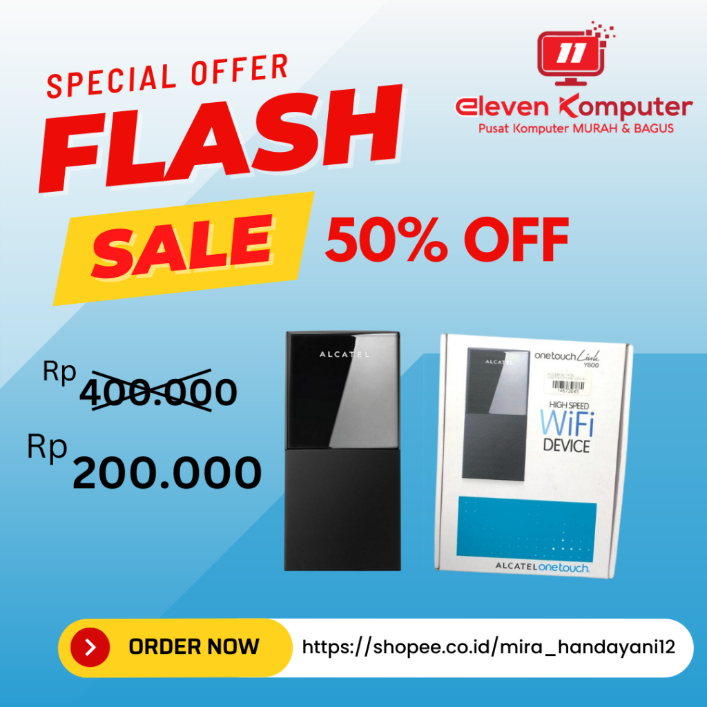 Modem WiFi Alcatel one touch y800 4G Mifi