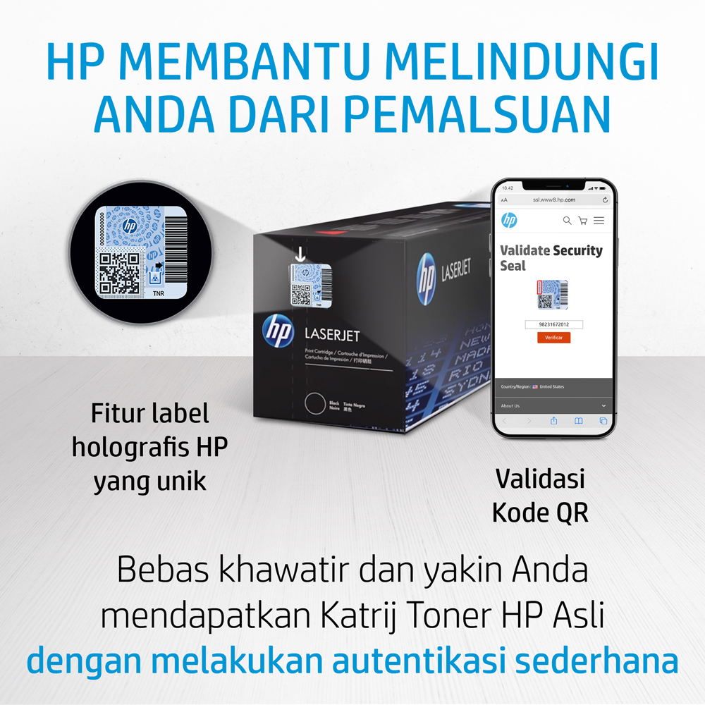 Toner HP 305A Original Toner Cartridge ( CE410A - CE413A ) Garansi Resmi HP Indonesia