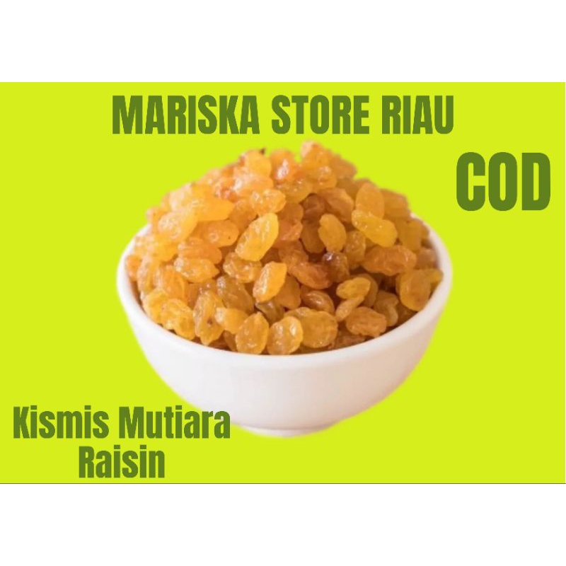 

Kismis Mutiara Manis / Golden Raisin Asam Manis 1kg
