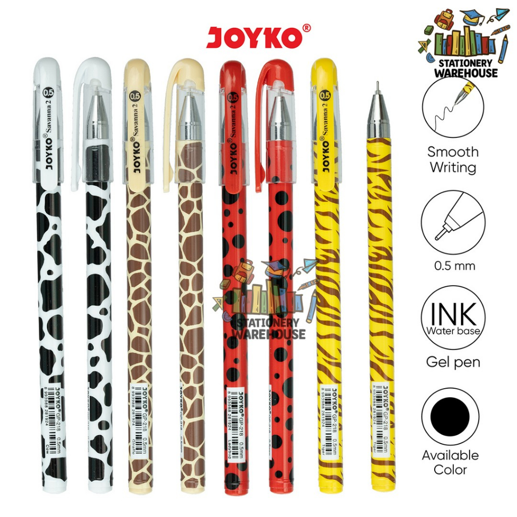 

Gel Pen Pulpen Pena Joyko GP-218 Savanna 2 0.5 mm
