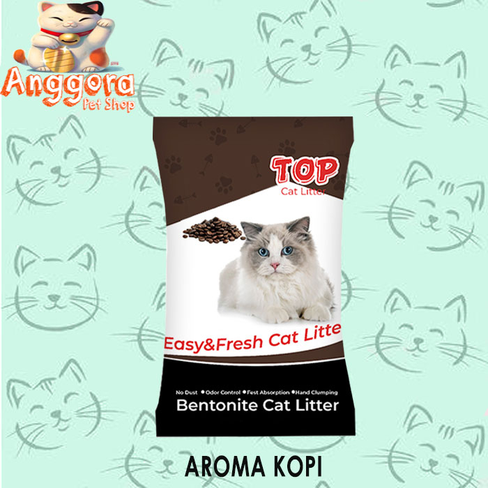 Pasir Kucing Gumpal Wangi - TOP 25L=20kg All Varian ( EKSPEDISI )