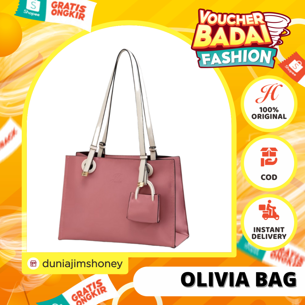 JIMS HONEY OLIVIA BAG TAS TOTE BAG WANITA ORI