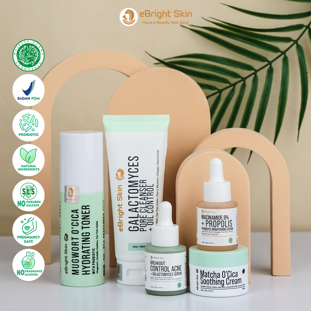 eBright Skin Paket Jerawat dan Pencerah - Acne Whitening Ultimate