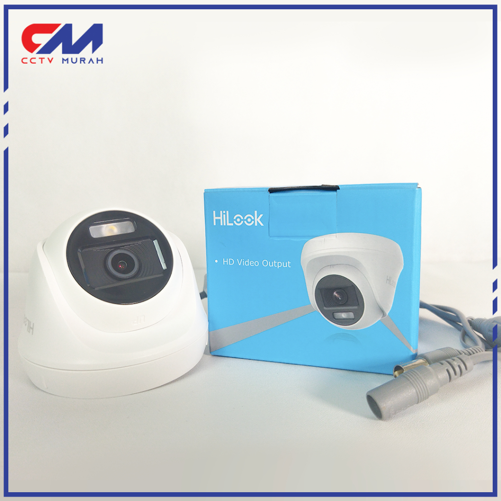 Kamera CCTV Hilook Indoor 2mp, Full HD 1080, Colorvu||CCTV Hilook Colorvu Berwarna Siang &amp; Malam