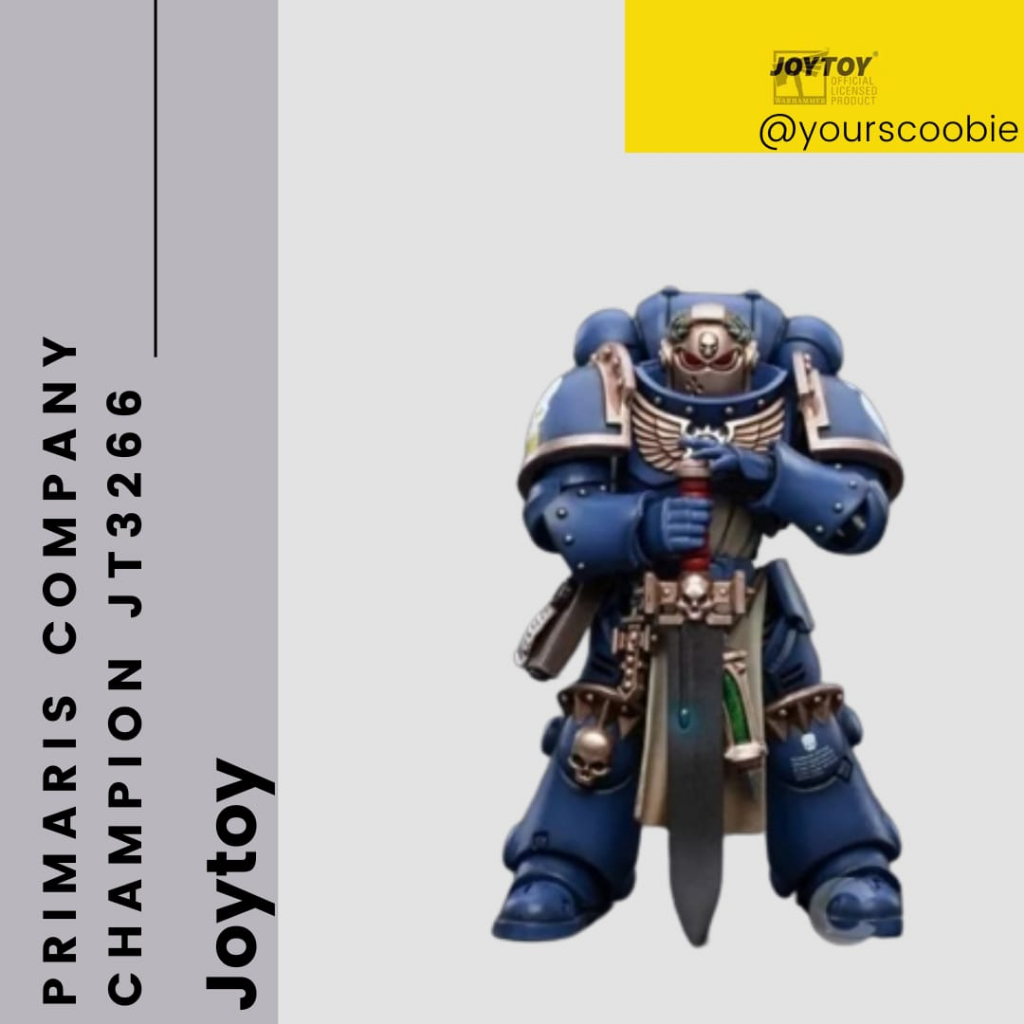 JOYTOY WARHAMMER 40K/ ULTRAMARINES PRIMARIS COMPANY CHAMPION/ JOYTOY JT3266