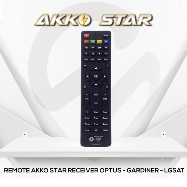 REMOTE RECEIVER PARABOLA TV KABEL LANGSUNG PAKAI TANPA SETTING AKKO STAR