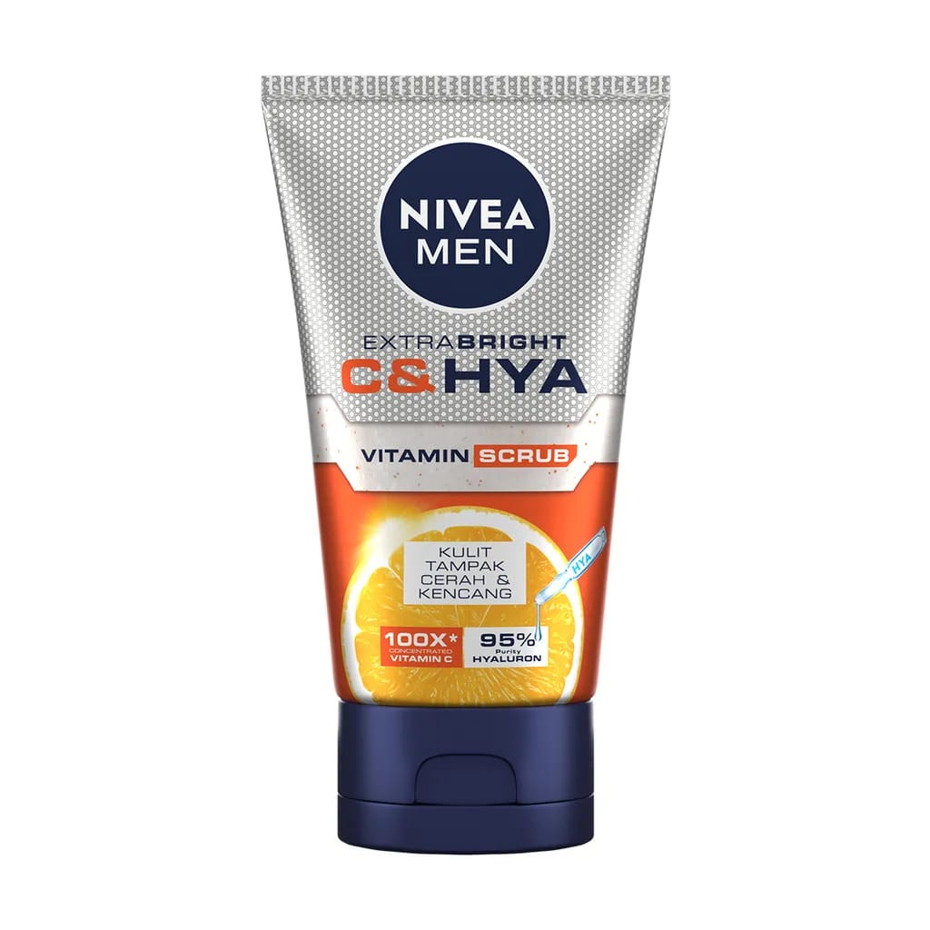Nivea Men Extra Bright C&amp;HYA Vitamin Face Scrub 100ml
