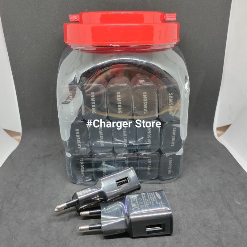 Batok Charger Adaptor Cas Samsung Hitam Fast Charging 5V 2A