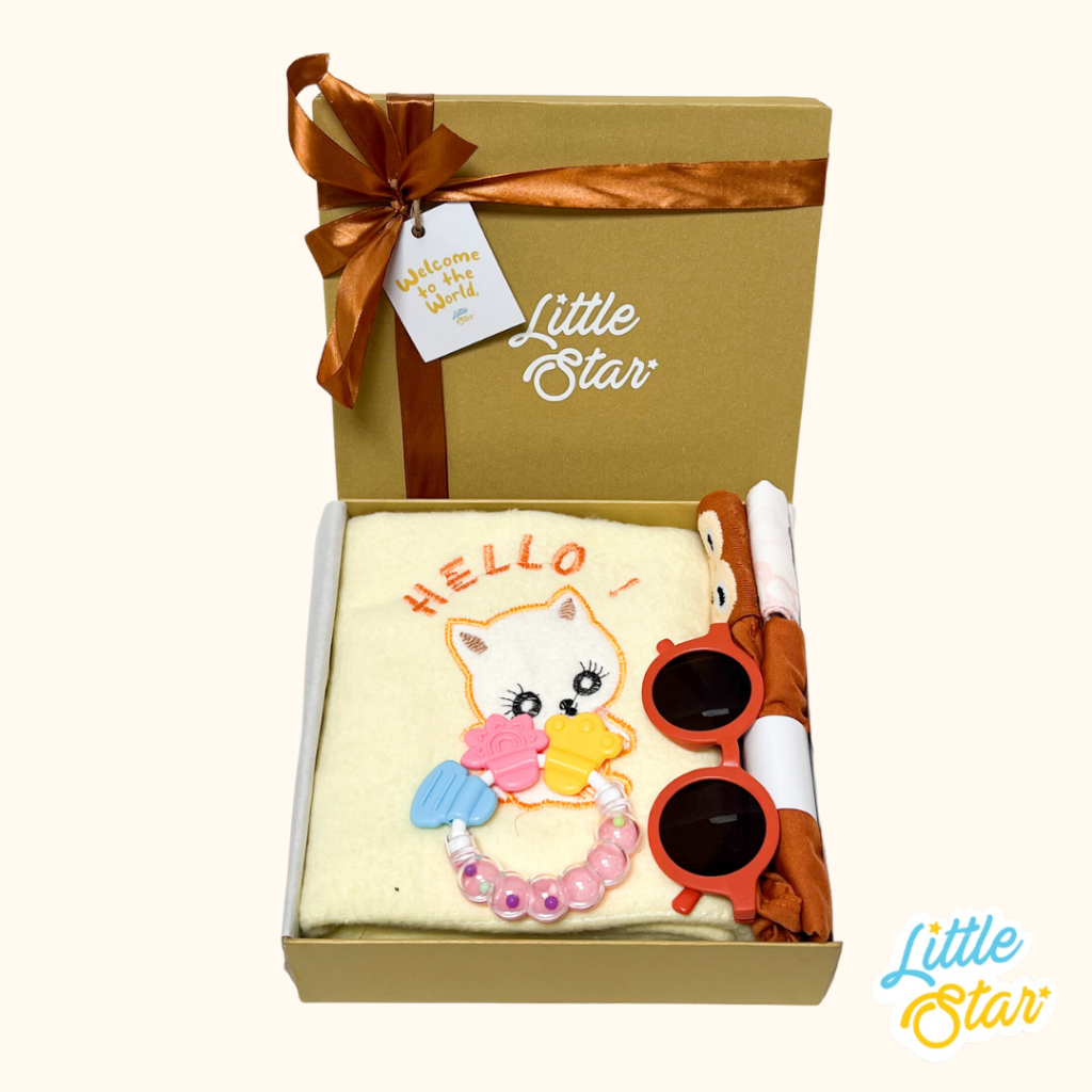 Little Star Daisy Premium Hampers Bayi Newborn Baby Gift Set Handuk Kado Lahiran