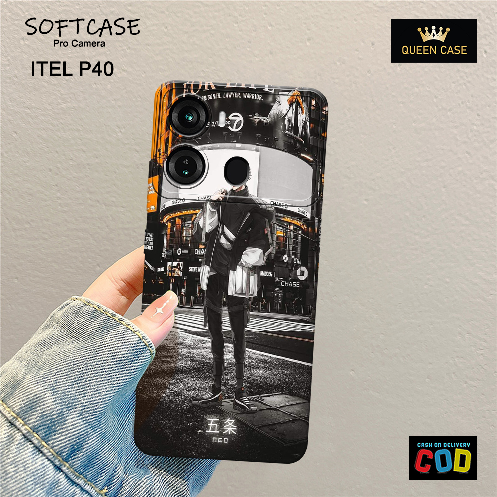 Softcase Hp Itel P40 Terbaru - Fashion Case Anime - Case Hp Itel P40  - Casing Hp Itel P40 - Kesing 
