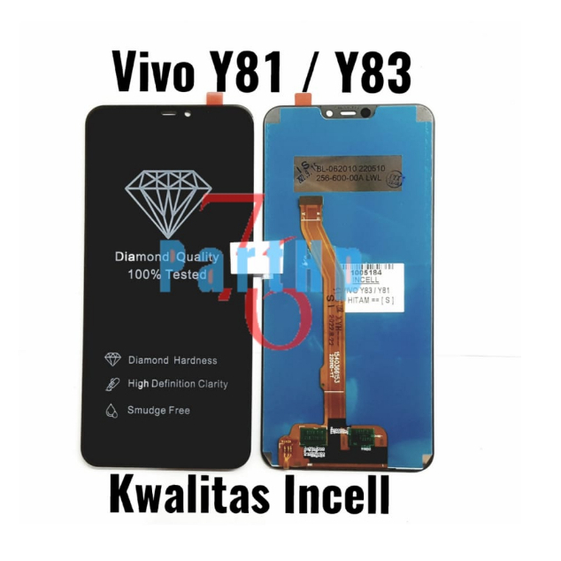 Lcd Touchscreen Fullset Kwalitas Incell Vivo Y81 - Y83 - Hitam