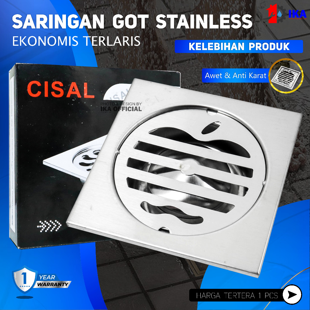 Saringan Got Kamar Mandi / Floor Drain Stainless Model Apel Saringan Got Stainles / Saringan Got Kamar Mandi / Floor Drain Iron