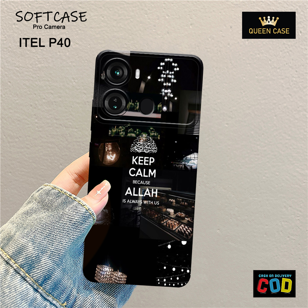 Softcase Hp Itel P40 Terbaru - Fashion Case Muslim - Case Hp Itel P40  - Casing Hp Itel P40 - Kesing