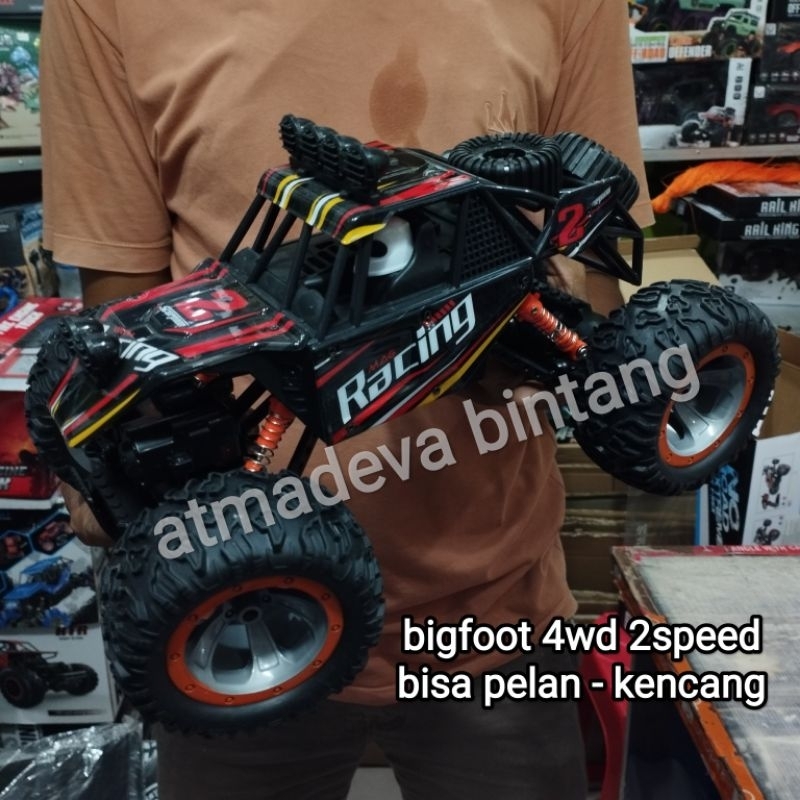 MOBIL REMOTE RC OFFROAD SAND MONSTER UKURAN BESAR 4WD SCALE 1:10 BATRE CASH SIGNAL 2.4GHZ SIAP BUAT LOMBA COCOK BUAT KADO BUAH HATI MAINAN KOLEKSI KELUARGA