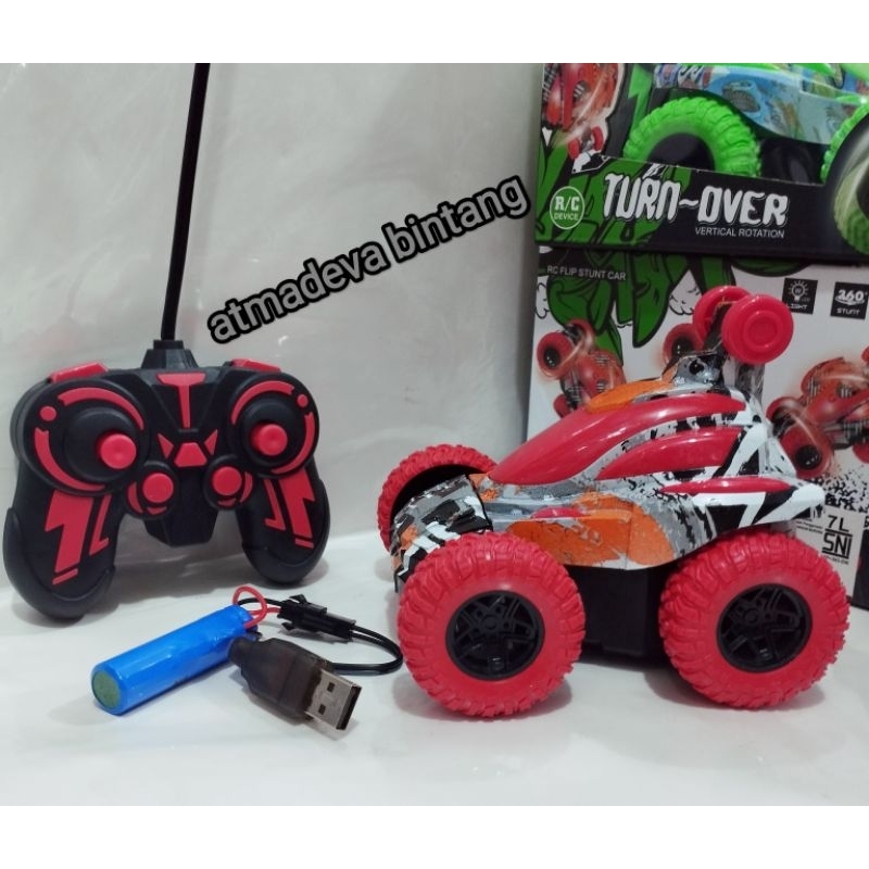 Mainan Mobil Remote Stunt Cars Mobil Gila Batre Cash Li-ion Rotation 360° Mainan Anak Cowok Cewek Mainan Edukasi Outbond Menantang Bisa COD Bayar Di Tempat