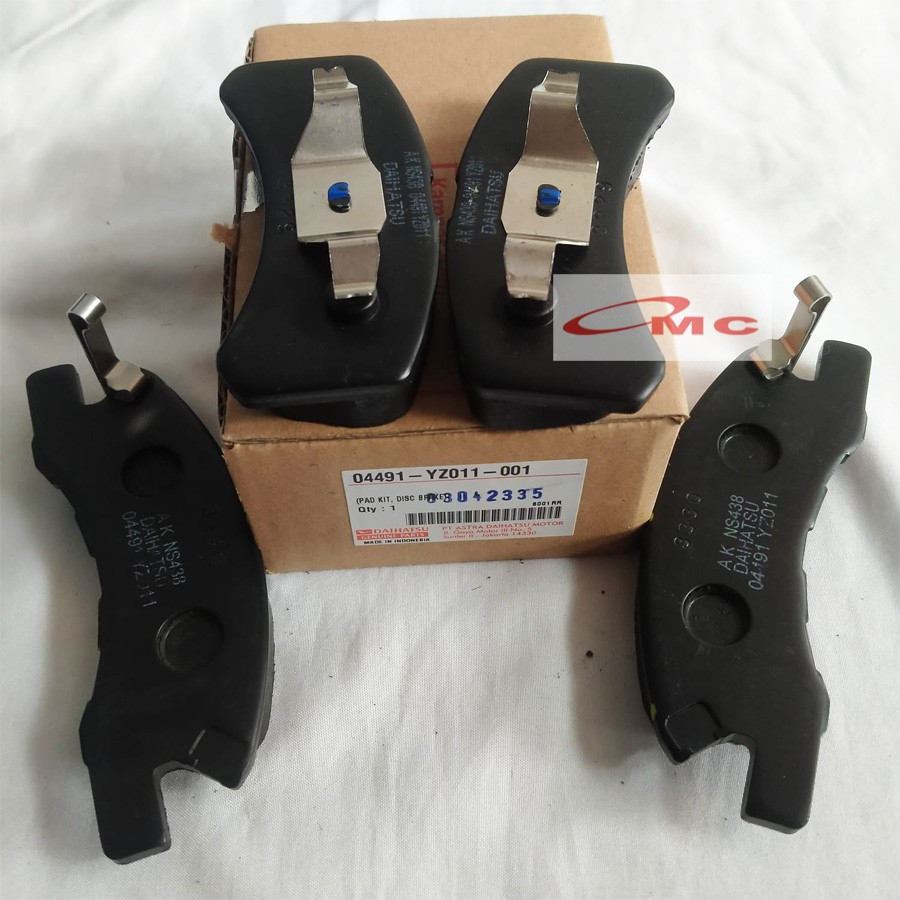 Brake Pad Kampas Rem Depan Daihatsu Ayla Agya Manual 04491-YZ011-001
