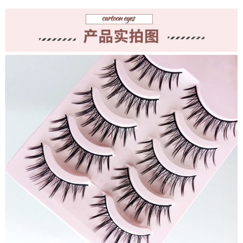 [5 Pasang] Fairy Eyelashes 025 / Douyin Eyelashes / Bulu mata Peri