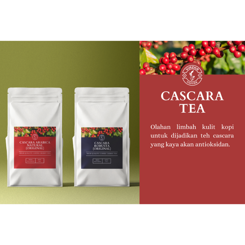 Cascara Tea | Viazka Coffee Puntang