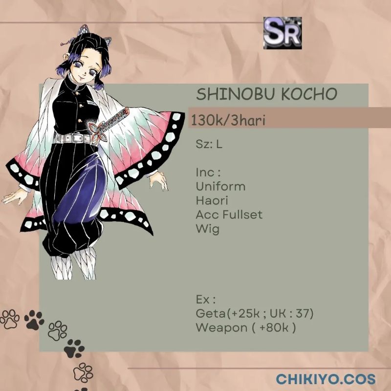 [RENTAL] Shinobu Kocho - KNY - Cosplay