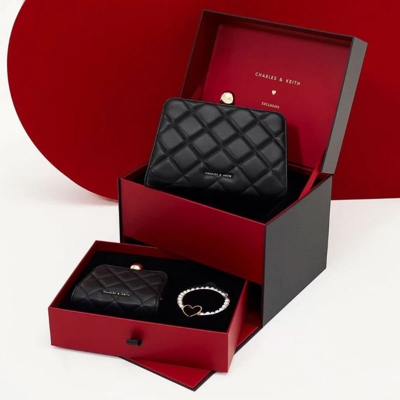 10.10 SALE | CK Gift Set: Mini Quilted Chain Bag INCLUDE BOX