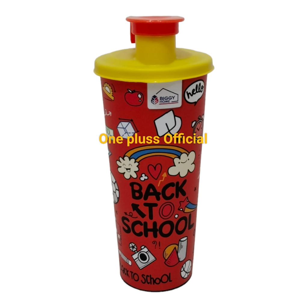 Botol Minum Bottle WARE BIGGY Tempat Air Anti Tumpah Serbaguna Botol Anak Kado Souvenir Ultah 450ml BPA FREE