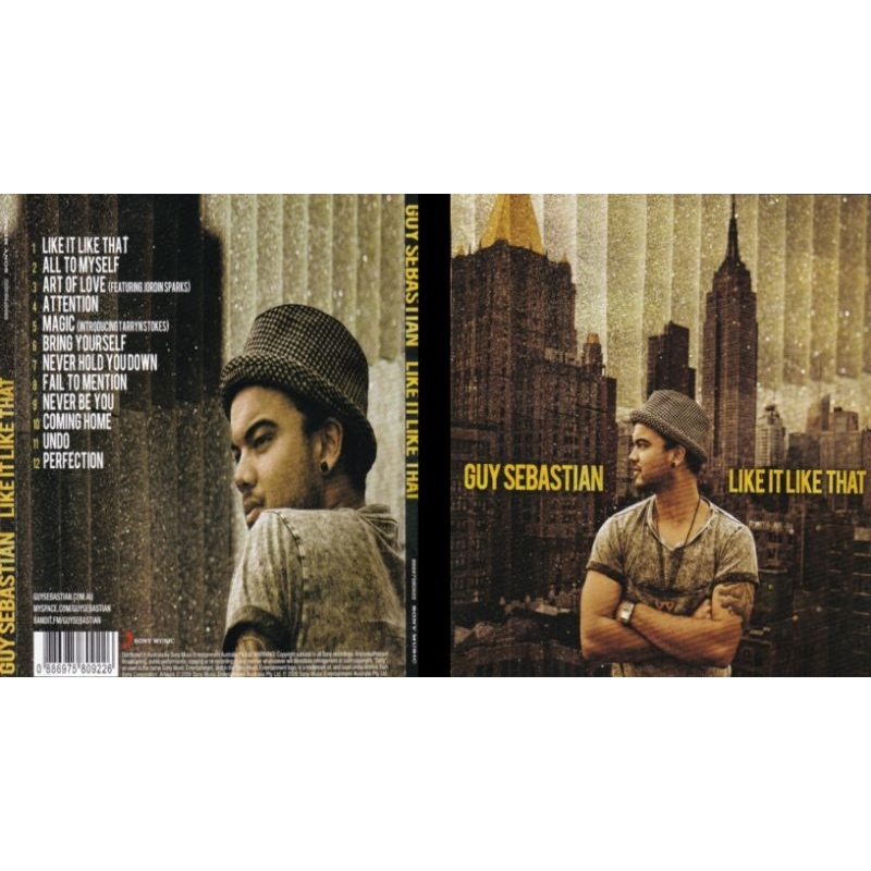 Guy sebastian cd album like it like that 2009
