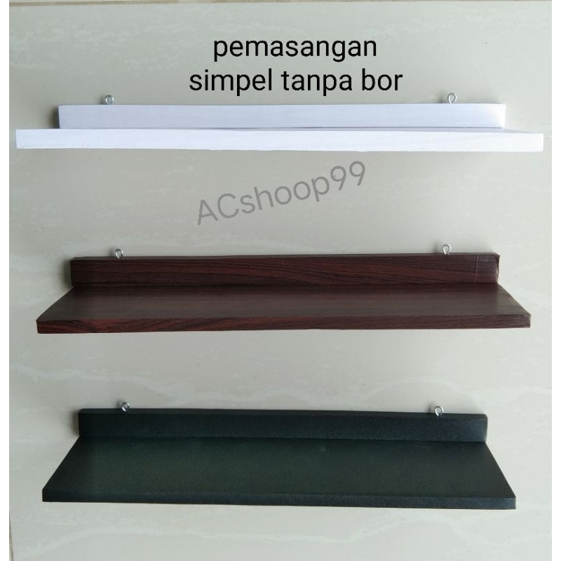 AMBALAN RAKDIDING/AMBALAN BENTUK L PANJANG 50,40,30,20, L 12. T 5 CM