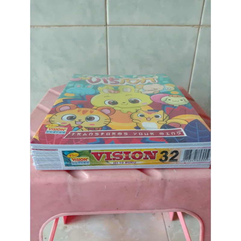 

Buku Tulis VISION Murah 32 / 38 / 58 Lembar 1 Pack Isi 10 Pcs