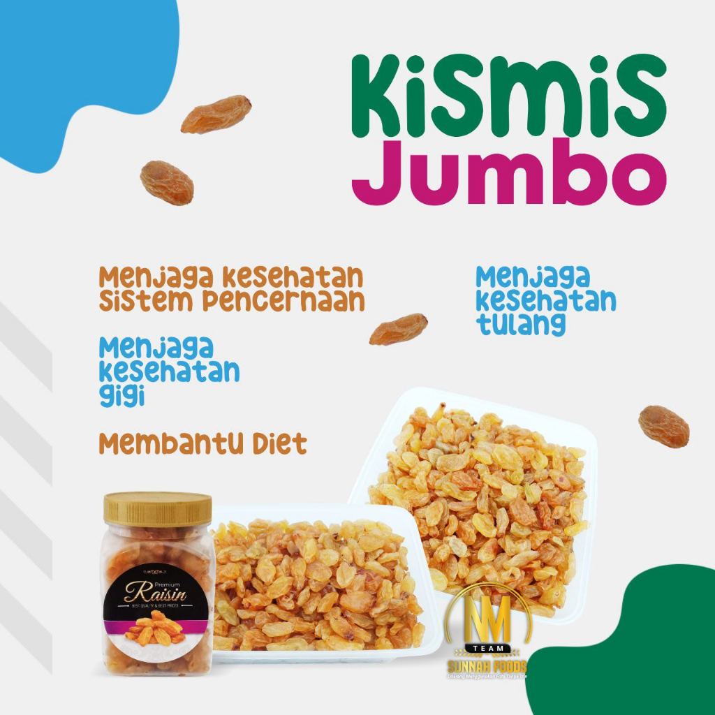 

Kismis Jumbo Grade B 1kg