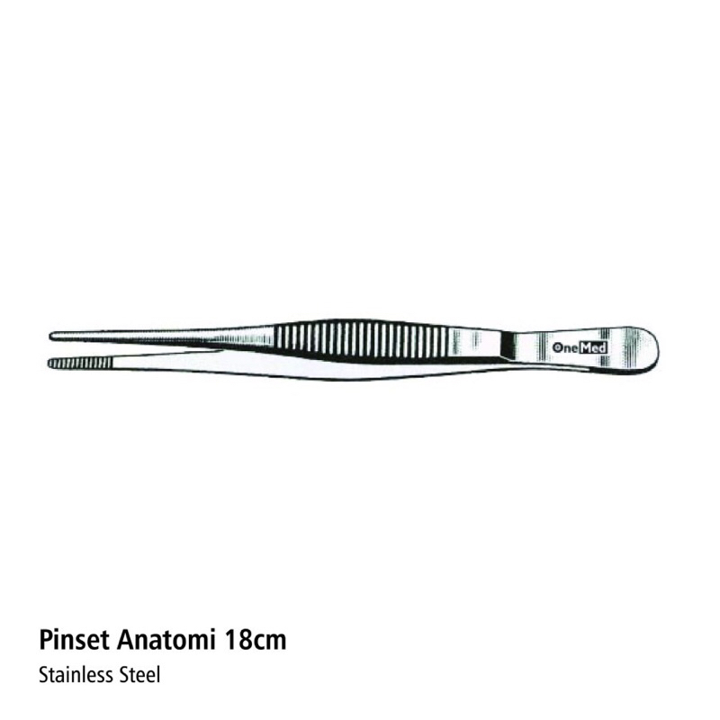 PINSET ANATOMI FINE SS 18 CM (A)