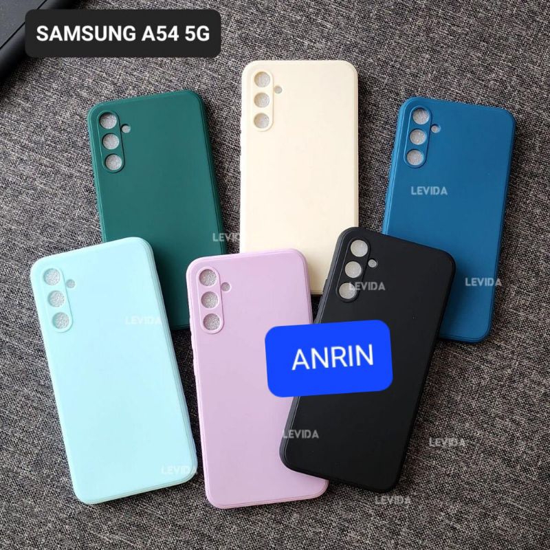 SAMSUNG A54 5G CASE MACARON SQUARE CASING SOFTCASE SILIKON