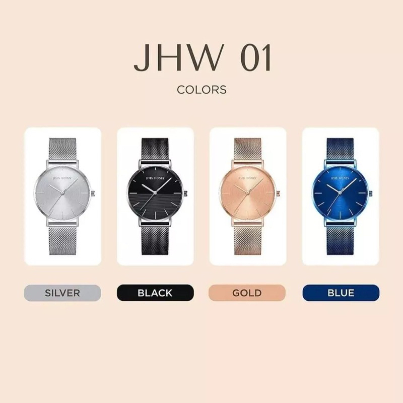 JHW-01 JAM TANGAN WANITA - JIMSHONEY MARTAPURA [BISA COD]