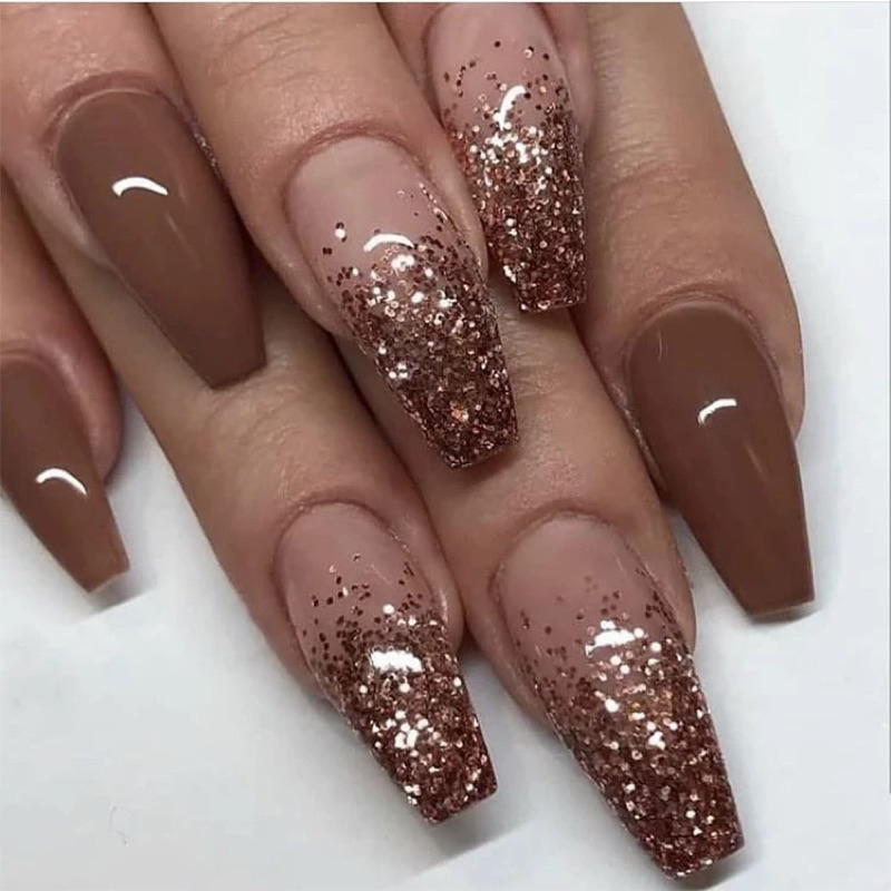 Kuku Palsu 【B140，lem sticker】Nikah kuku Wedding False Nailart Pengantin Tangan