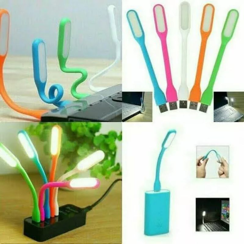 Lampu USB Led Portable Flexible Stik Lamp Stick Lampu Baca Sikat Gigi