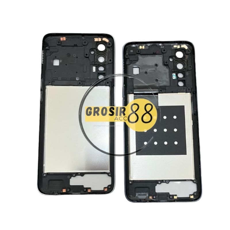 BEZEL TULANG TENGAH FRAME RANGKA TUTUP MESIN REALME 6 / REALME NARZO ORIGINAL