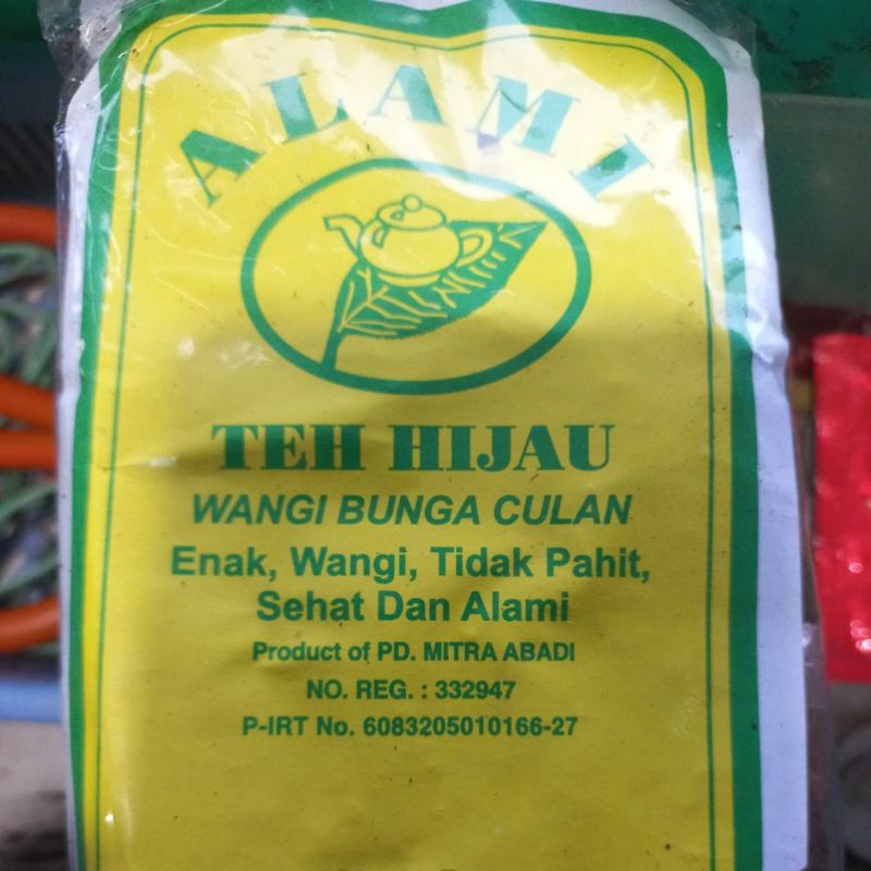 

teh hijau merk alami