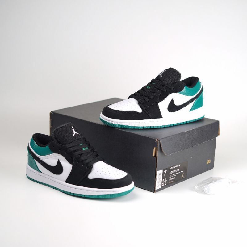 (KS) Sepatu Air Jordan 1 Low Mystic Green