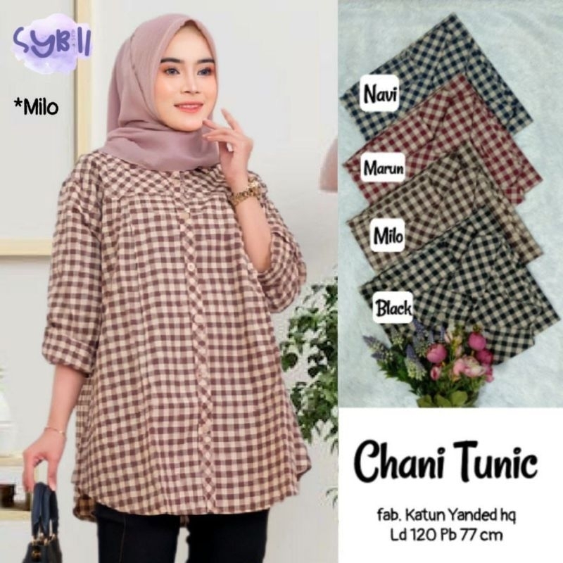 CHANI TUNIK KOTAK KATUN YANDED JUMBO