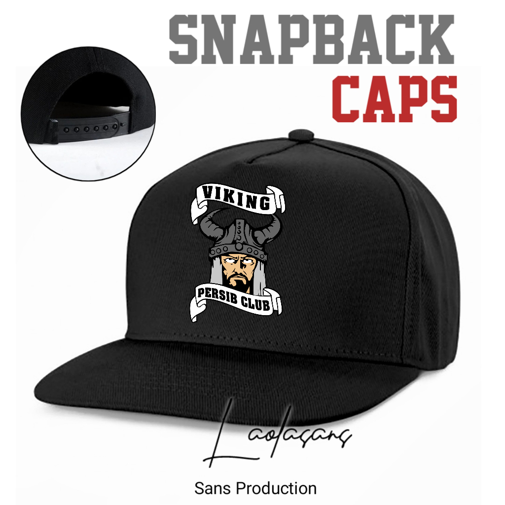 TOPI SNAPBACK HAT PRIA&WANITA - TOPI SNAPBACK VIKING PERSIB CLUB ORIGINAL DISTRO CAPS  ALL SIZE - TO