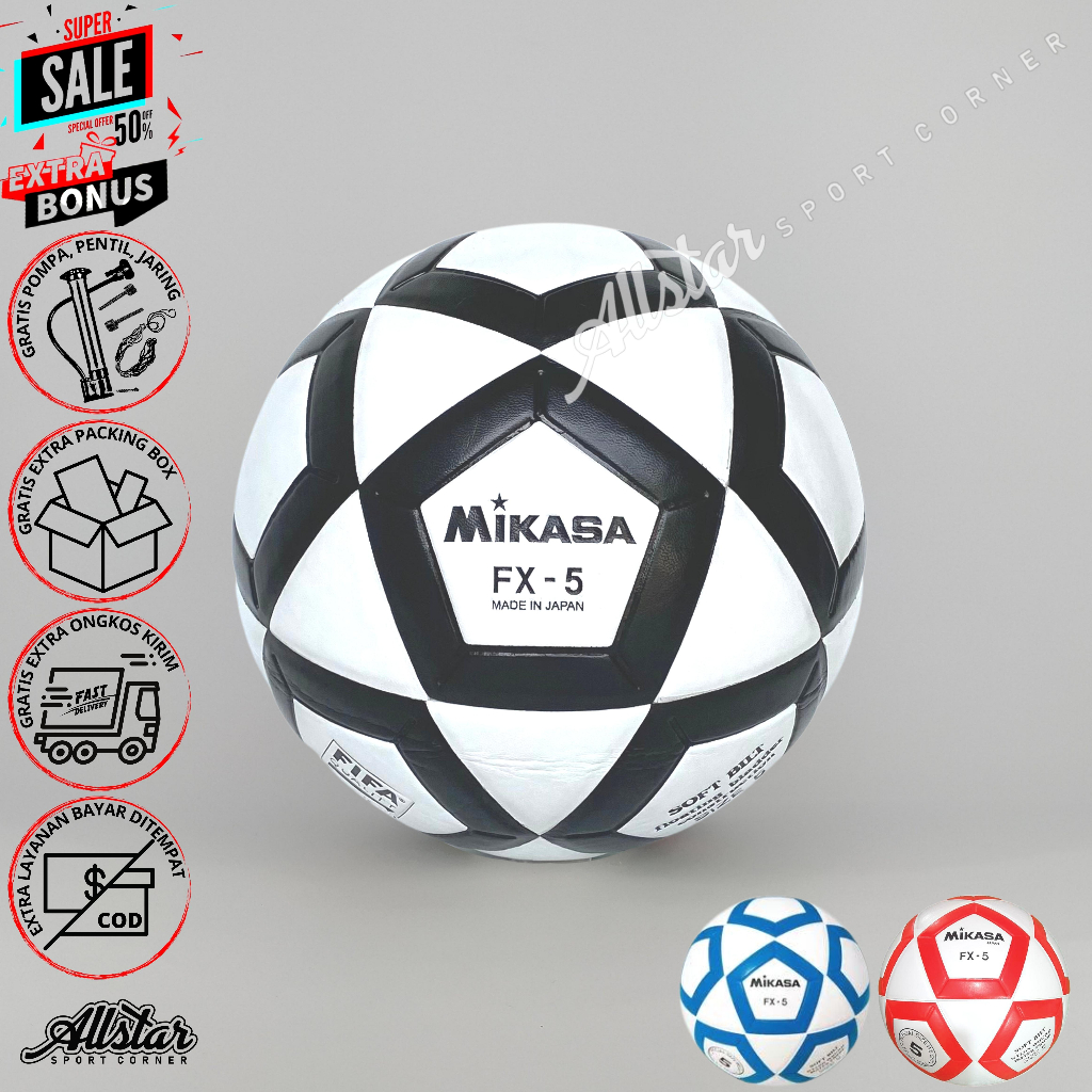 Bola sepak original MIKASA FX-5 bola kaki orginal size 5