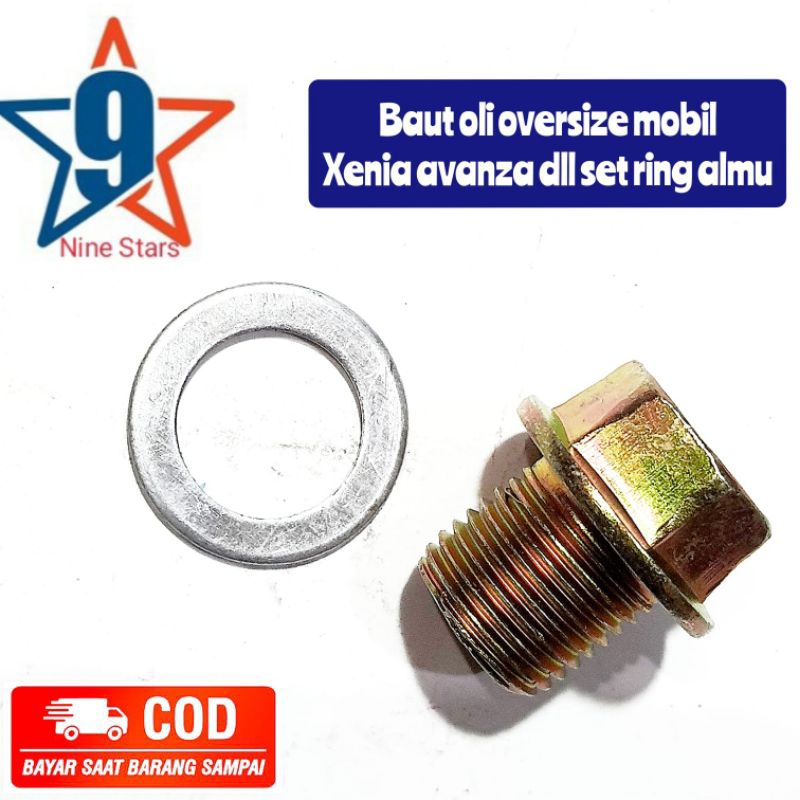 baut oli oversize mobil xenia avanza dll set ring alumunium kepala baut kunci17