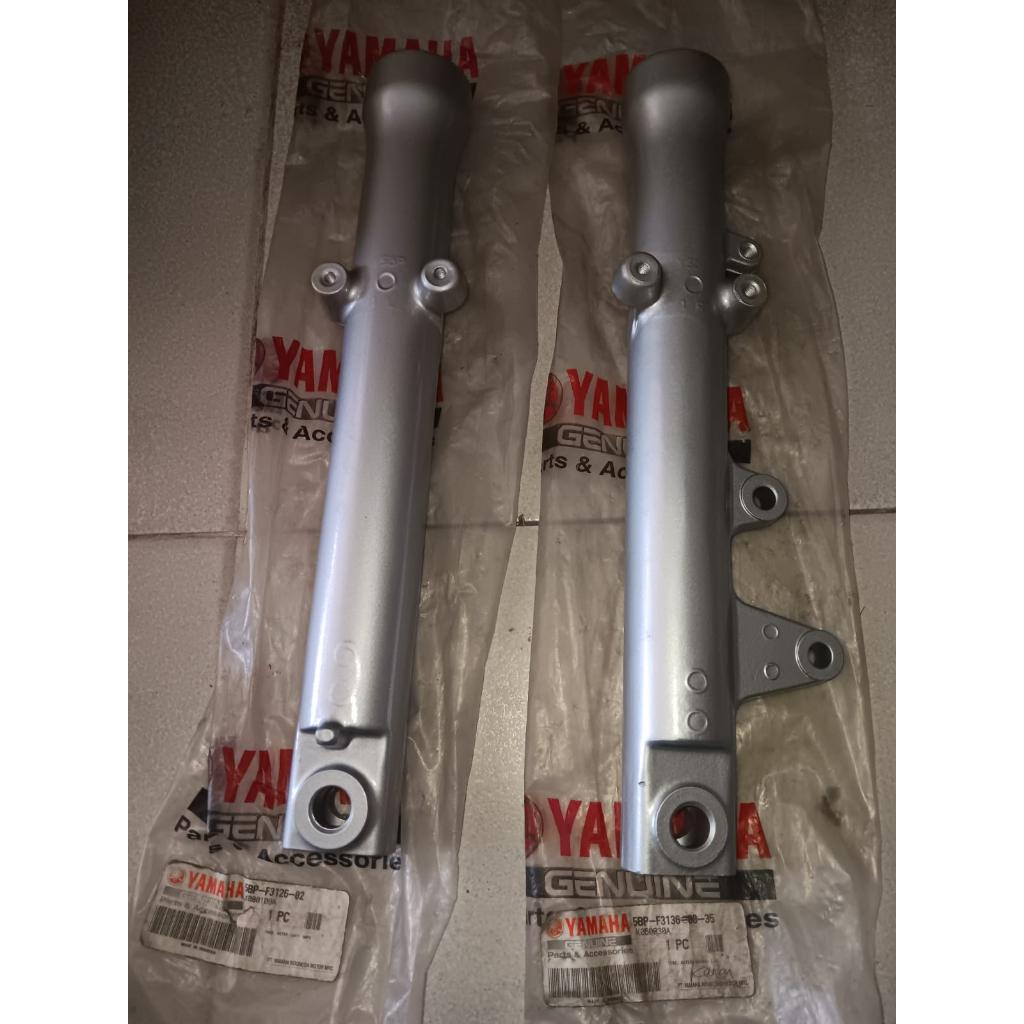 Tabung shock Scorpio SILVER kiri kanan original yamaha