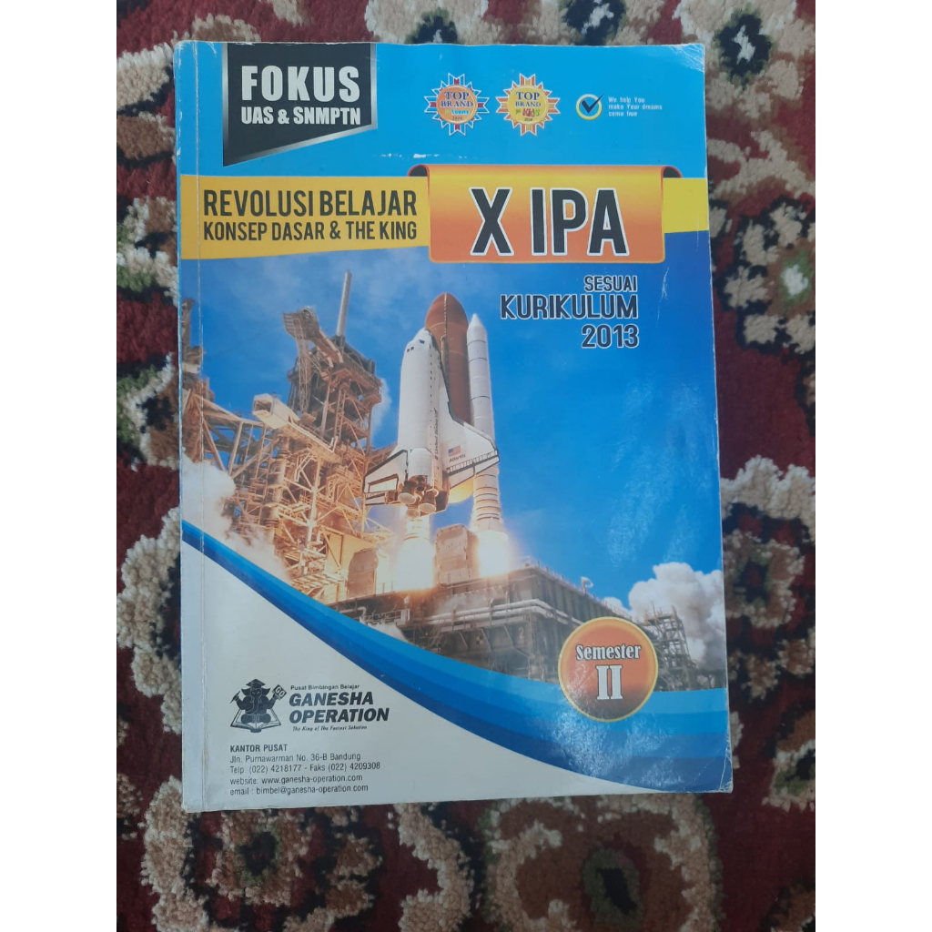 

REVOLUSI BELAJAR KONSEP DASAR & THE KING KELAS X IPA