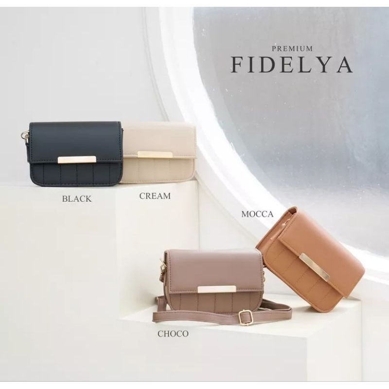 (COD) YF FIDELYA - TAS SELEMPANG WANITA/TAS BAHU/SLINGBAG/SHOULDERBAG