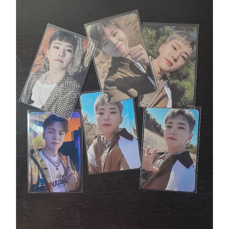 Seventeen Woozi Vernon Hoshi Horanghae Face The Sun Photocard Control Shadow Path Ray Pioneer Carver